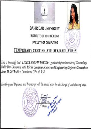 Buy Degree From the Bahir Dar University