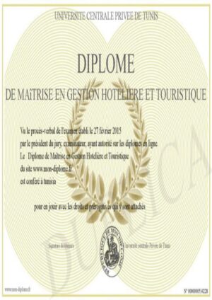 Buy Degree from the Université Centrale
