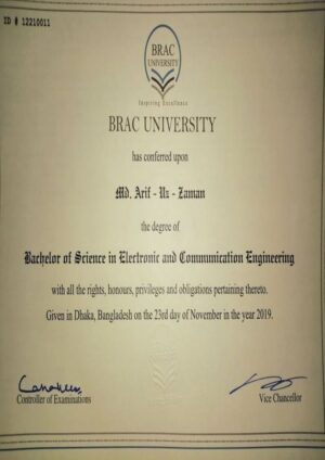 Buy college degree from the BRAC University