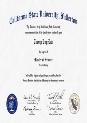 Buy college degree from The California State University, Fullerton