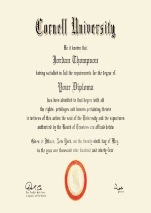 Buy college degree from The Cornell University