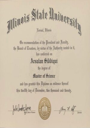 Buy college degree from The Illinois State University