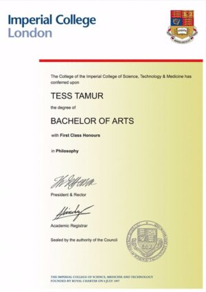 Buy college degree from the  Imperial College London