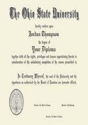 Buy college degree from The Ohio University