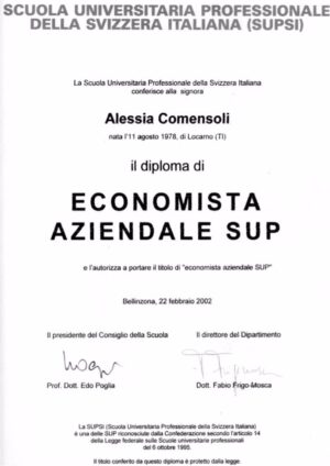 Buy college degree from the  Scuola universitaria professionale della Svizzera italiana