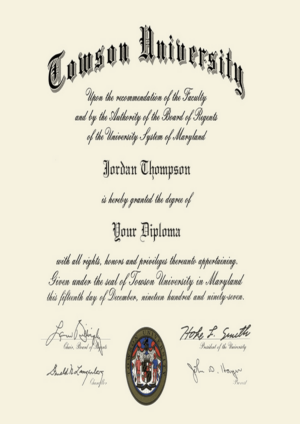 Buy college degree from The Towson University
