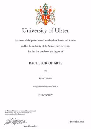Buy college degree from The Ulster University