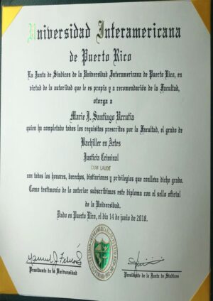 Buy college degree from the Universidad Interamericana de Puerto Rico
