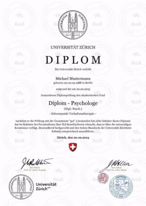 Buy college degree from the Universität Zürich
