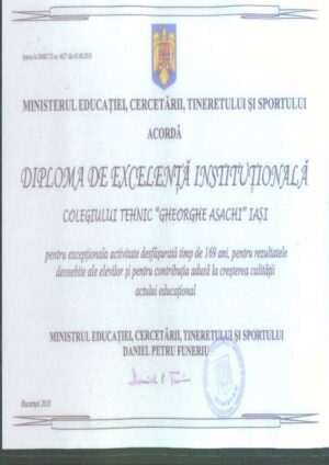 Buy college degree from the Universitatea Tehnica Gheorghe Asachi din Iasi