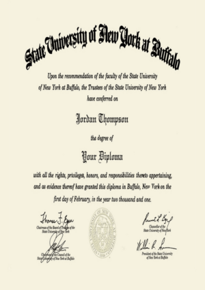 Buy college degree from The University at Buffalo, State University of New York