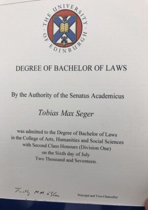Buy college degree from The University of Edinburgh