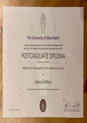 Buy college degree from The University of Manchester