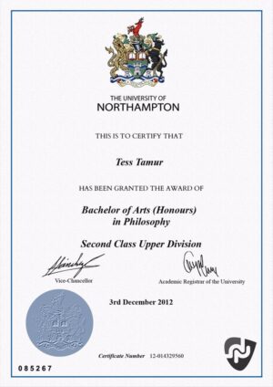 Buy college degree from The University of Northampton