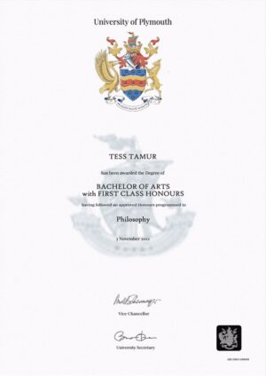 Buy college degree from The University of Plymouth