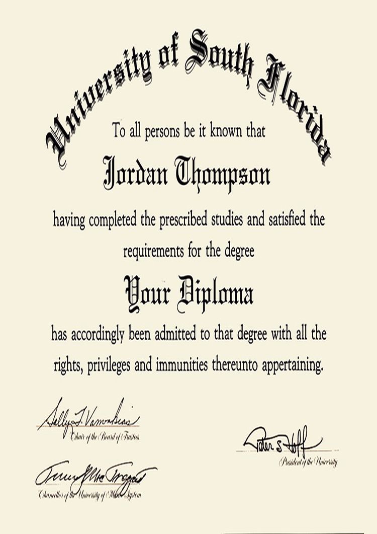 Buy Diploma Online - buy college degree from the university of south florida buy college degree from the university of south florida