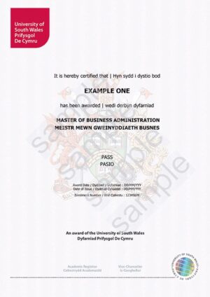 Buy college degree from The University of South Wales