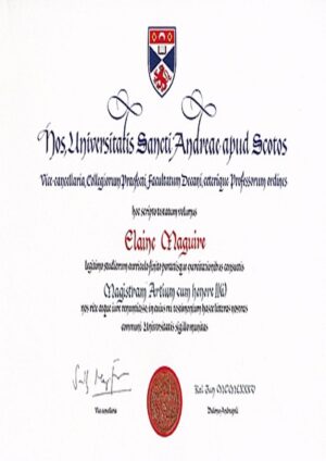 Buy college degree from The University of St Andrews