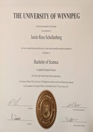 Buy college degree from The University of Winnipeg
