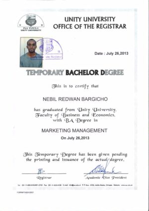 Buy college degree from The Unity University